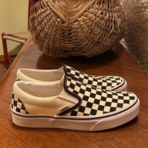 Women’s Vans Slip On Checkerboard 7.5